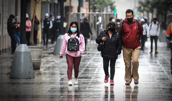 Fuertes lloviznas se registran en Lima y Callao: ¿cuáles son los pronósticos del Senamhi?