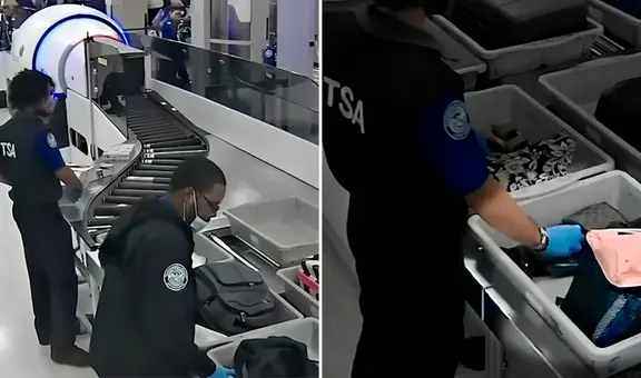 Así robaban oficiales a pasajeros durante control de equipaje en aeropuerto: uno será enjuiciado