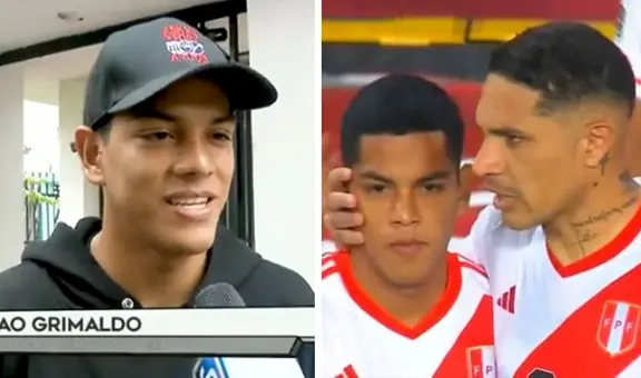 Joao Grimaldo reveló la motivadora frase que le dijo Paolo Guerrero previo a su debut