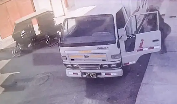 Chiclayo: capturan a delincuentes en pleno asalto a camión con sacos de arroz