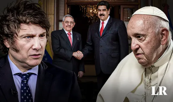 Milei acusa al papa Francisco de tener afinidad con comunistas y dictadores “como Castro o Maduro”