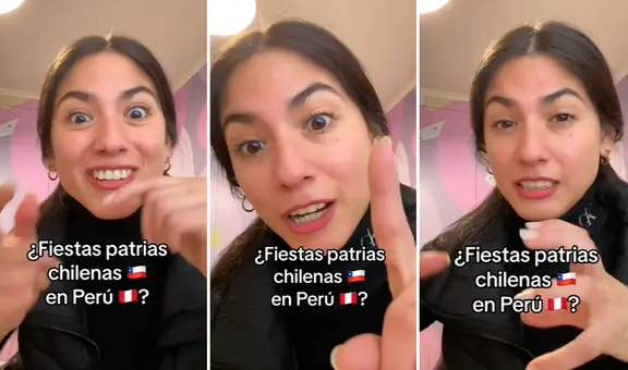 Fiestas Patrias en Chile: joven se sorprende al saber que en Perú también se celebra la Fiesta de la Chilenidad