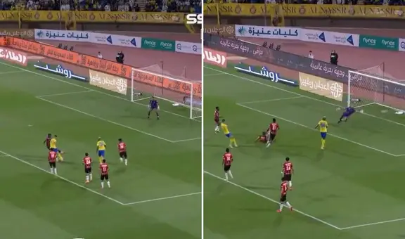 Golazo de Cristiano Ronaldo: huacha al rival y zurdazo fuerte para la goleada de Al-Nassr