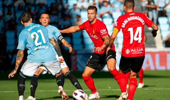 Con Renato Tapia en los minutos finales: Celta de Vigo perdió 1-0 ante Mallorca por LaLiga 2023-24