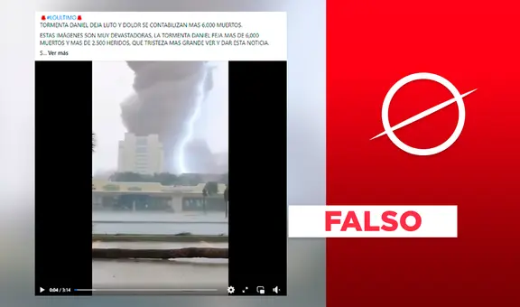 Imágenes no corresponden al reciente ciclón en Libia: se grabaron antes del 2023