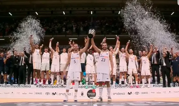 ¡Real Madrid campeón de la Supercopa Endesa tras vencer 88-81 a Unicaja!
