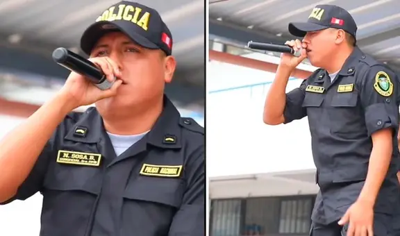 Policía peruano sorprende con impresionante talento en el rap: “Se equivocó de profesión”