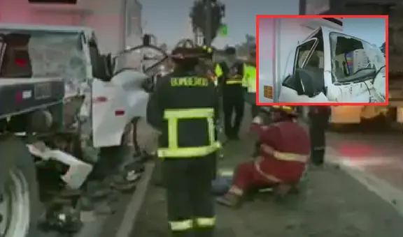 Panamericana Sur: 2 heridos de gravedad dejó triple choque cerca del puente Primavera