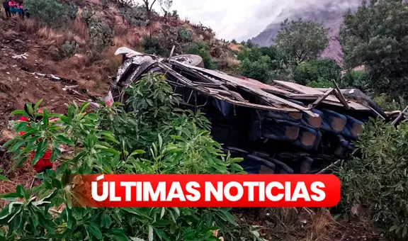 Huancavelica: 25 personas fallecen tras caída de bus Molina en carretera Ayacucho-Huancayo