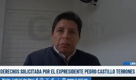 Pedro Castillo insiste que está "secuestrado" durante audiencia de tutela de derechos