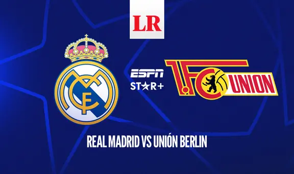 [ESPN, EN VIVO] Real Madrid vs. Unión Berlín: hora y canal del partido por Champions League