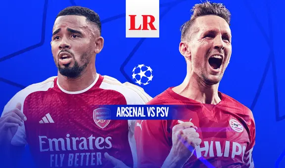 Arsenal vs. PSV ONLINE GRATIS: horarios y canales del partido por la Champions League 2023-24
