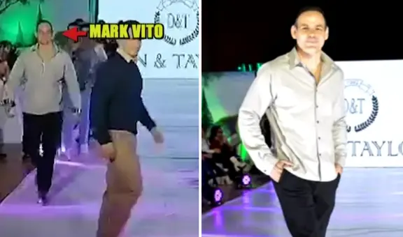 Mark Vito participó como modelo en la pasarela del Fashion Week Perú USA