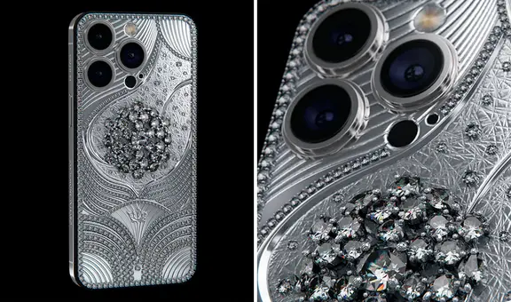 Crean iPhone 15 de 16.770 dólares: tiene plata y cristales de Swarovski y es el más caro del mundo