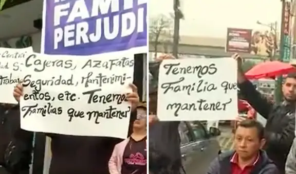 "Habrá despidos": empresarios de SJL aseguran que estado de emergencia perjudica sus negocios