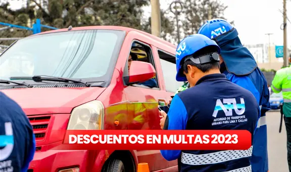 Pago de multas para conductores: ¿cómo y desde cuándo puedes acceder a descuentos de 30% y 50%?