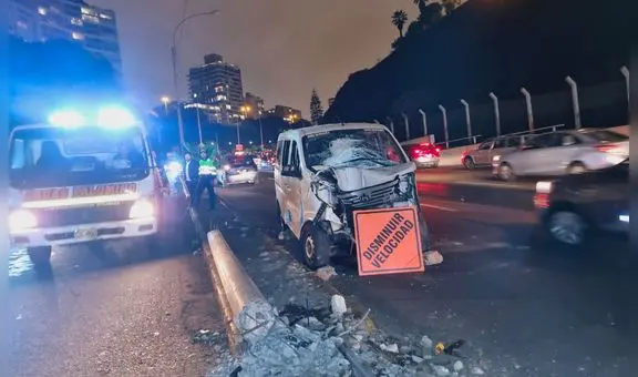 Miraflores: registran accidente de tránsito en la bajada Armendáriz de la Costa Verde