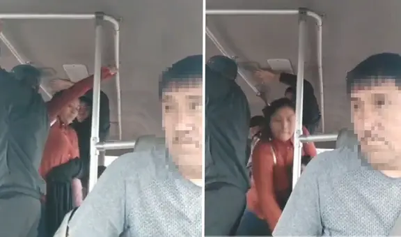 Chofer se graba conduciendo y termina registrando una nueva modalidad de robo en bus