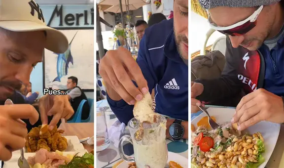 Francés que recorre el Perú asombra al probar ceviche y leche de tigre con pan: "Era con el adobo"