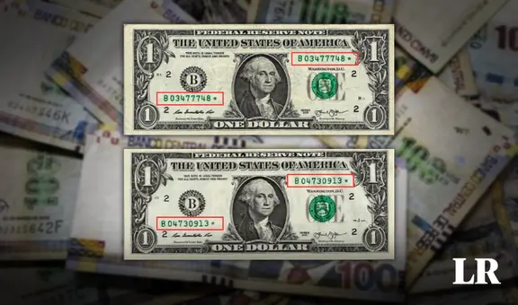 Este es el billete de 1 dólar, emitido en 2013, que puedes vender hasta por S/14.000