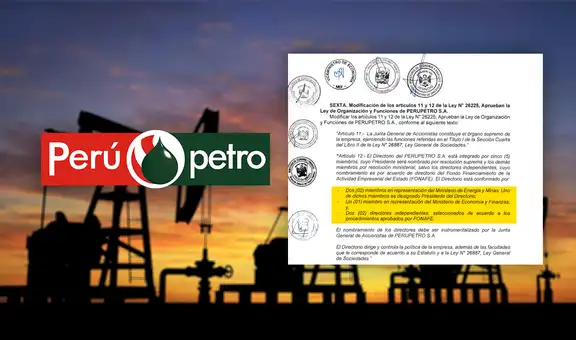 Poder Ejecutivo busca recomponer el directorio de Perupetro