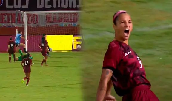 ¡La 'reina' de nuevo! Deyna Castellanos marca el 1-0 de la Vinotinto femenina contra Uruguay en amistoso