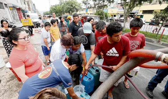 Sedapal: corte masivo de agua será en 22 distritos de Lima por la instalación de tuberías