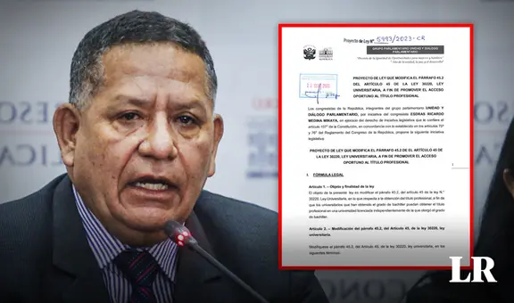 ¿Bachilleres se pueden titular en cualquier universidad del Perú?: esto dice el proyecto del Congreso