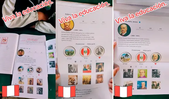 Escolar crea cuenta en redes sociales a héroes históricos del Perú y se vuelve viral: "20 de nota"