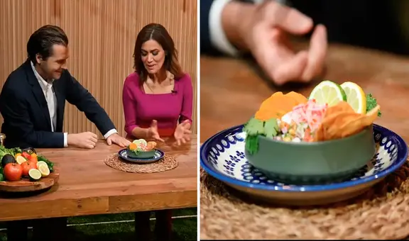 Presentador duda que el CEVICHE sea de PERÚ y periodista reacciona: “Muchos países han querido copiarlo”