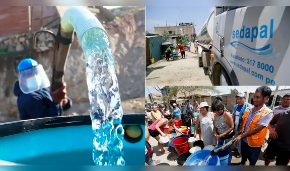 Corte masivo en 22 de distritos de Lima: estos son los lugares donde Sedapal entregará agua GRATIS