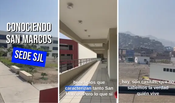 Sede de San Marcos en San Juan de Lurigancho: estudiante de la UNMSM hace un recorrido