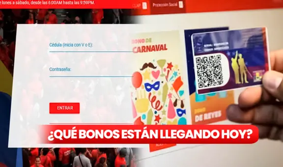 Estos son los 7 bonos que puedes cobrar HOY por Patria