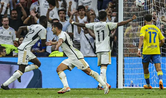 Con el regreso de Vinicius, Real Madrid ganó 2-0 a Las Palmas y sigue de cerca al Girona en LaLiga