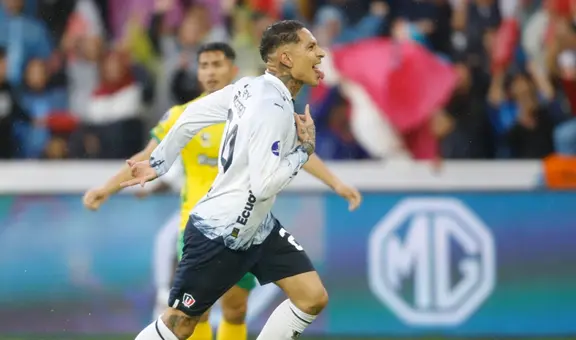 LDU goleó 3-0 a Defensa y Justicia con doblete de Paolo Guerrero por la Copa Sudamericana