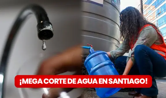 Mega corte de agua en Santiago: ¿hasta cuándo durará y cuáles serán las comunas afectadas?