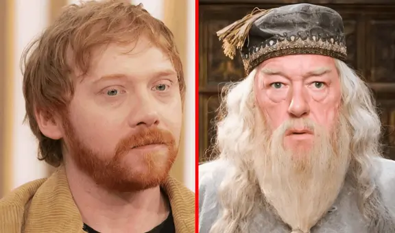 Rupert Grint, Ron en 'Harry Potter', se despide de Michael Gambon: "Me cautivó cuando era niño"