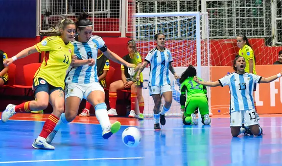 Argentina goleó 4-1 a Colombia por la Copa América de Futsal Femenina y chocará con Venezuela en semifinales
