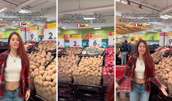 Extranjera va al MERCADO de PERÚ y se sorprende con gran variedad de papa: “Ahora, ¿cuál compro?”