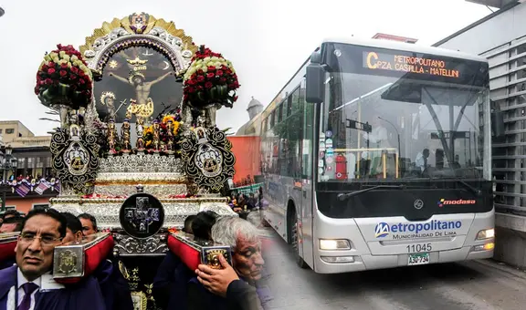 Señor de los Milagros: este es el plan de desvío del Metropolitano y corredores del 7 de octubre