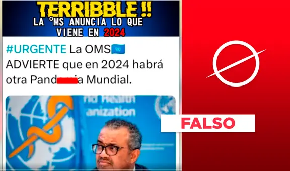 La OMS no anunció que en 2024 habrá “otra pandemia”: no hay registro oficial