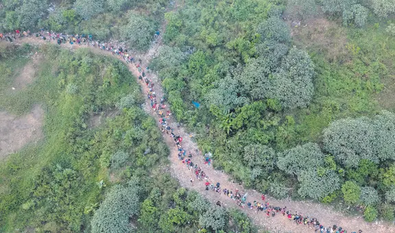 400.000 migrantes cruzaron la selva del Darién este año