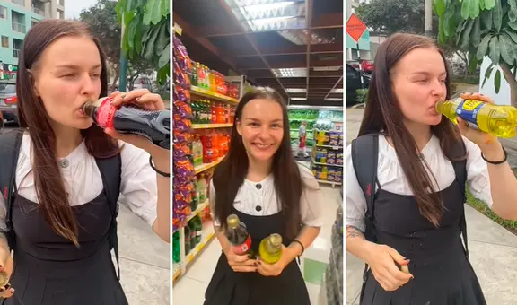 Rusa en Perú compara COCA-COLA e INCA KOLA y revela cuál es la más rica: “Buena decisión”