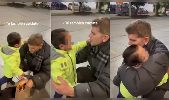 Pequeño niño le canta a Christian Meier en Huancayo y demuestra su cariño: “Te cuidas”