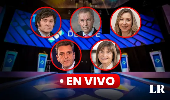 ¿Qué temas abordarán EN VIVO los candidatos en el debate presidencial en Argentina?