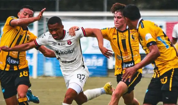 ¡Partidazo! Alajuelense empató 3-3 con Liberia por la Liga Promerica 2023