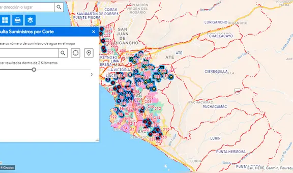 LINK de Sedapal para saber si habrá corte de agua en tu vivienda: CONSULTA AQUÍ con número de suministro | MAPA