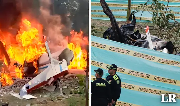Cae avioneta de la FAC en Cali con 2 tripulantes a bordo: uno murió y el otro resultó herido