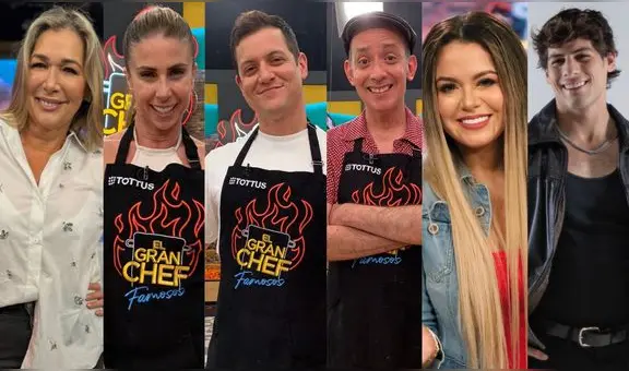 Estos son los participantes de ‘El gran chef: famosos’ cuarta temporada