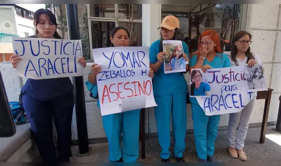 Arequipa: enfermeras exigen cadena perpetua para presunto feminicida de su colega en Paucarpata